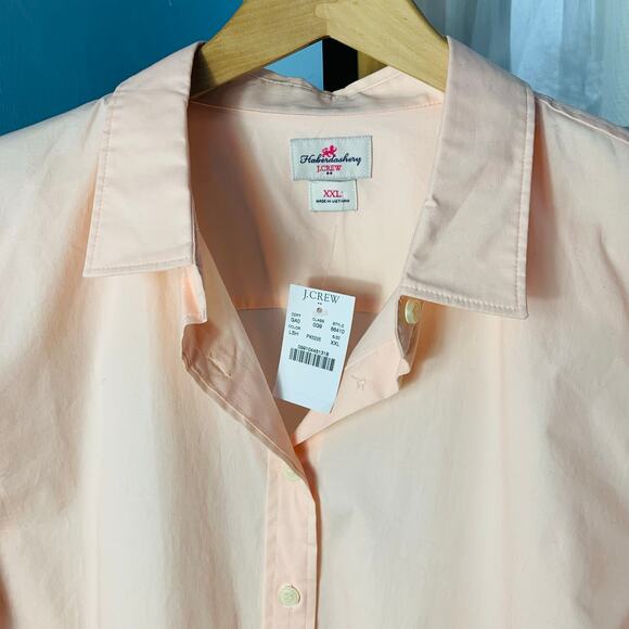 NWT J. Crew Factory Haberdashery Stretch Classic Button Down Size XXL - Picture 3 of 4